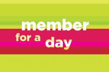 Member for a Day graphic